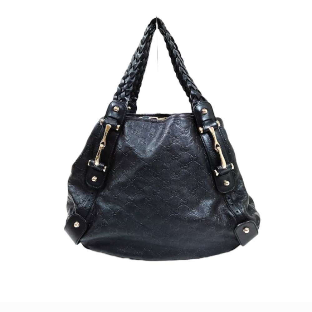 GUCCI Guccissima Medium Pelham Shoulder Bag & Wallet